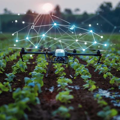 Exploring AI in Agriculture: Improving Efficiency and Sustainability.